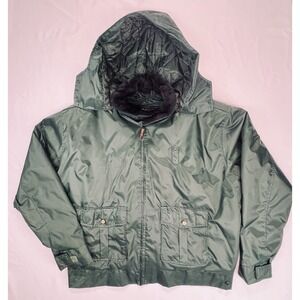 tuff guard green mens Insulated Hooded Outdoor Security jacket size 2xl